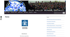 Desktop Screenshot of oleyvalleysd.org